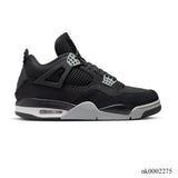 AJ 4 Retro Black Canvas Shoes Sneakers - nk0002275 image 0