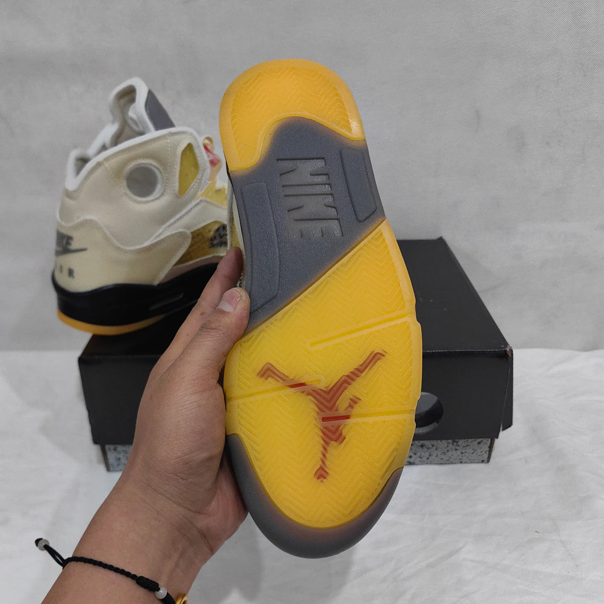 AJ 5 Retro OW Sail Shoes Sneakers - nk0000692 image 8