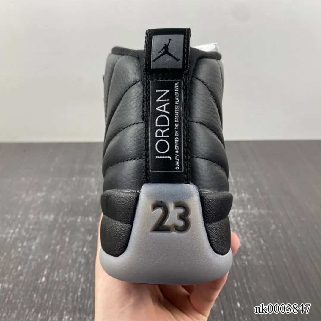 AJ 12 Black/Wolf Grey Shoes Sneakers - nk0003847 image 7