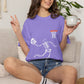 Halloween Basketball Skeleton Unisex Garment-Dyed T-shirt image 75