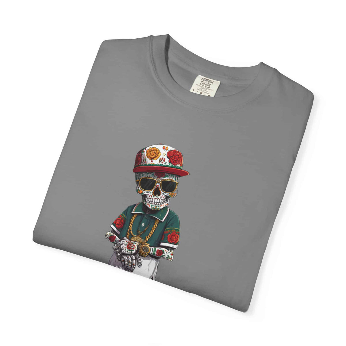 Skull Luxury Unisex Garment-Dyed T-shirt image 56