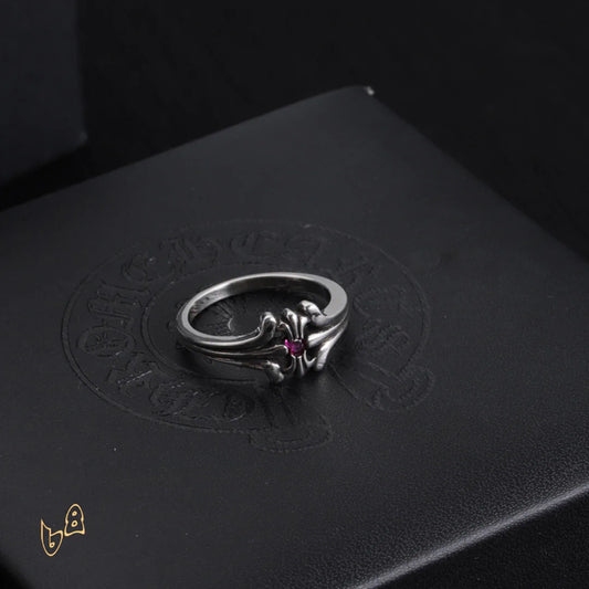 CH Ruby Floral Ring - CH0088 image 0