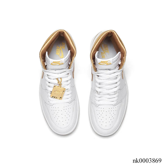 AJ 1 High OG Metallic Gold Shoes Sneakers - nk0003869 image 2