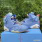 AJ 6 x Travis Scott Houston Oilers Light Blue Shoes Sneakers - nk0003785 image 4