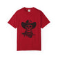 Outlaw Skull Unisex Garment-Dyed T-shirt image