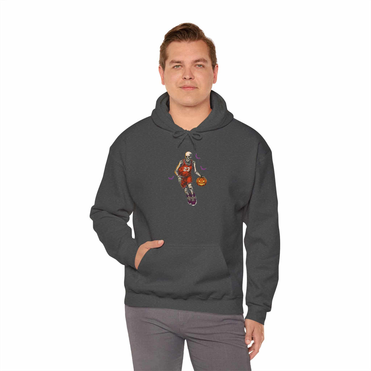 Halloween Basketball Hooded Sweatshirt image 38