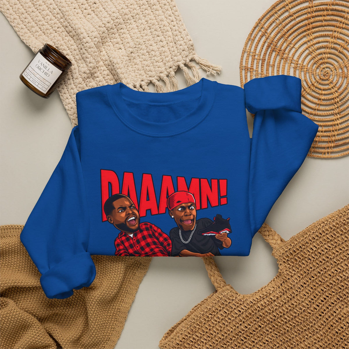 Graphic Print Crewneck Sweatshirt - POD0035 image 35