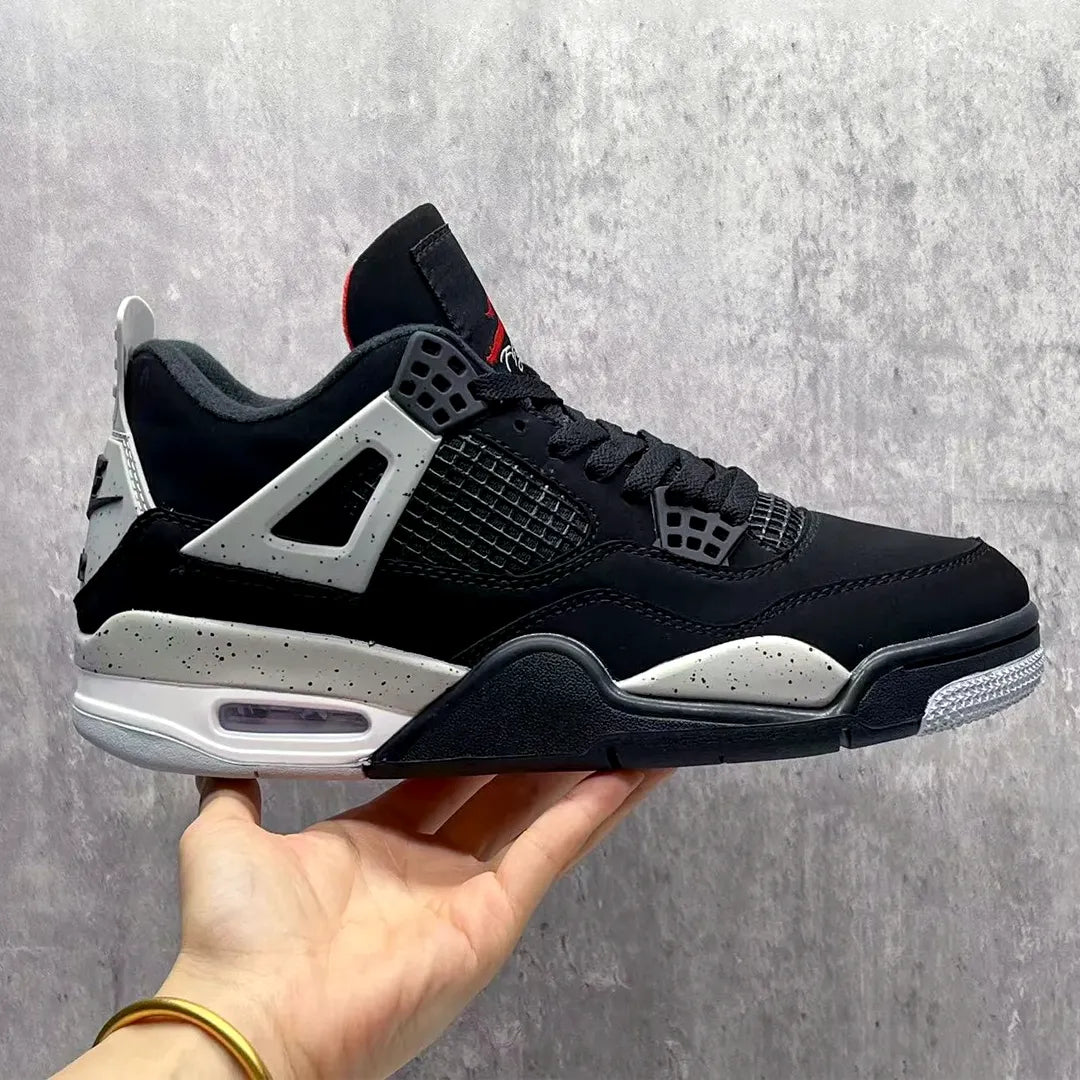 AJ 4 Black Cement Shoes Sneakers - nk0004141 image 3
