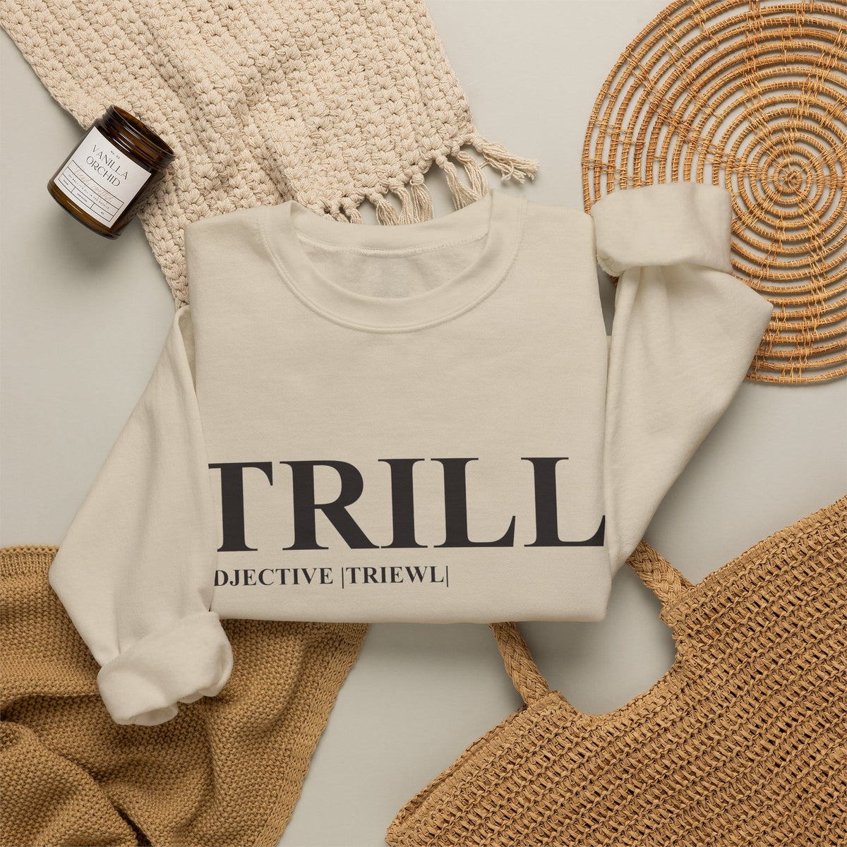 Trill Definition Crewneck Sweatshirt image 15