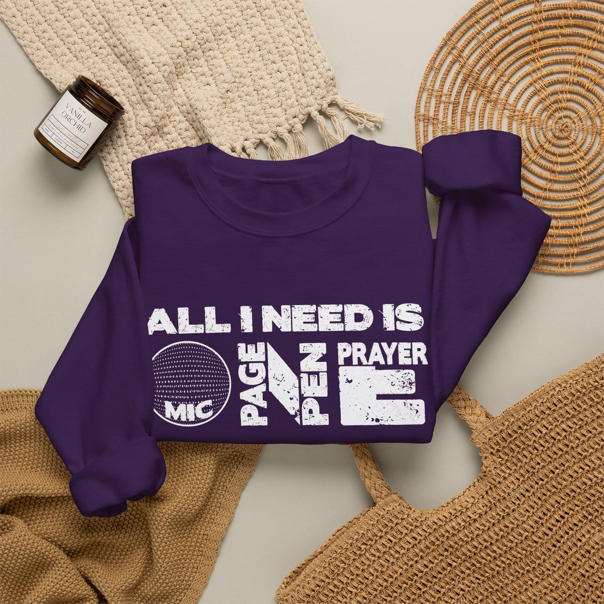 ALL_I_NEED_IS Crewneck Sweatshirt image 47