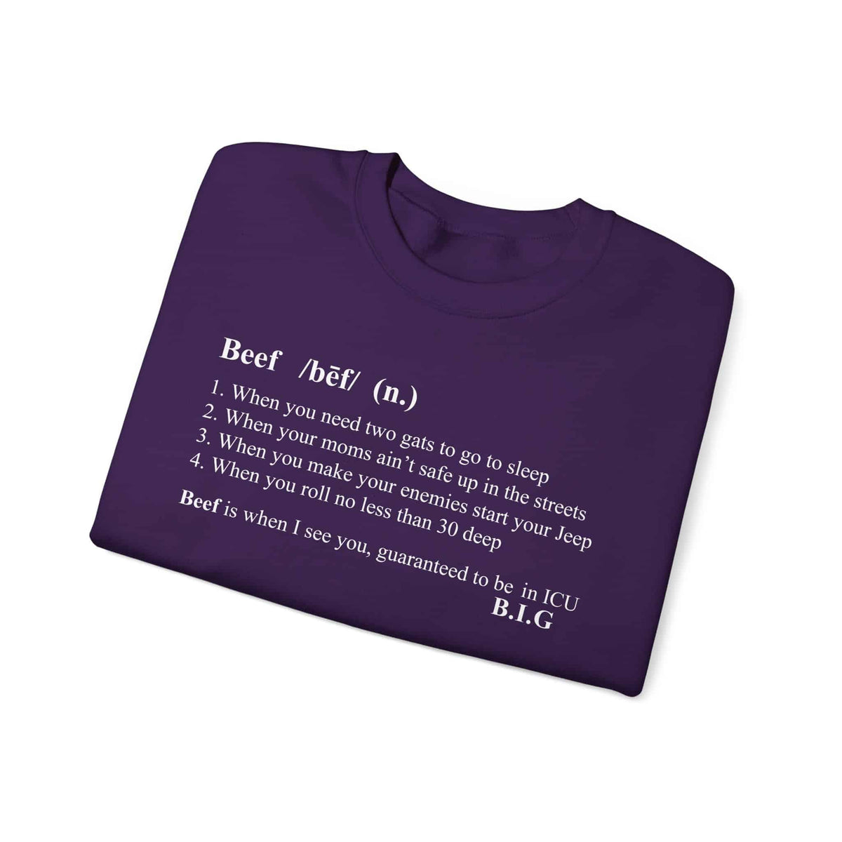Beef Definition Crewneck Sweatshirt image 42