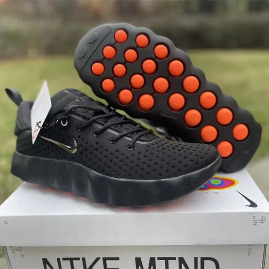 NK Mind 002 Black Hyper Crimson Shoes Sneakers - nk0004881 image 14