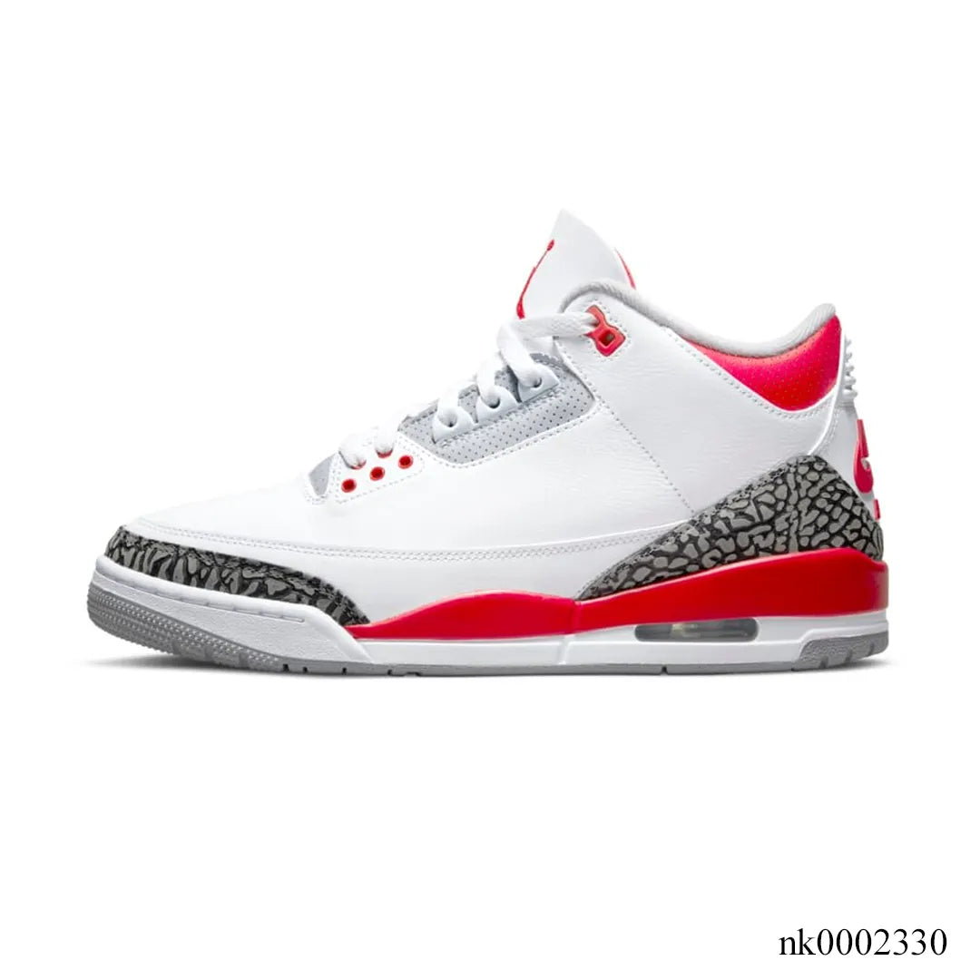 AJ 3 Retro Fire Red Shoes Sneakers - nk0002330 image 1