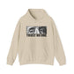 Graphic Print Hooded Sweatshirt - POD0039 - 2XL, Sand image