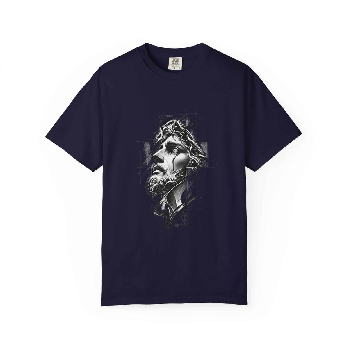 Crown of Faith 1 Unisex Garment-Dyed T-shirt image
