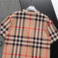 BUR Check Cotton Jacquard T-shirt in Beige - 382 - bbr0000382 image 4