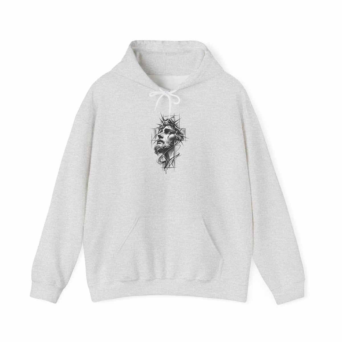 Crown of Faith 1 Hooded Sweatshirt - 2XL, Ash image