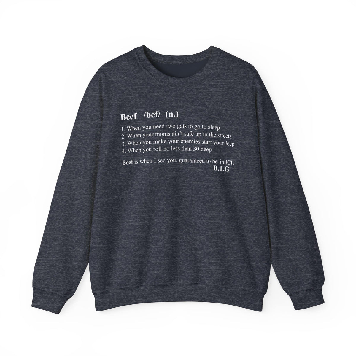 Beef Definition Crewneck Sweatshirt image 24