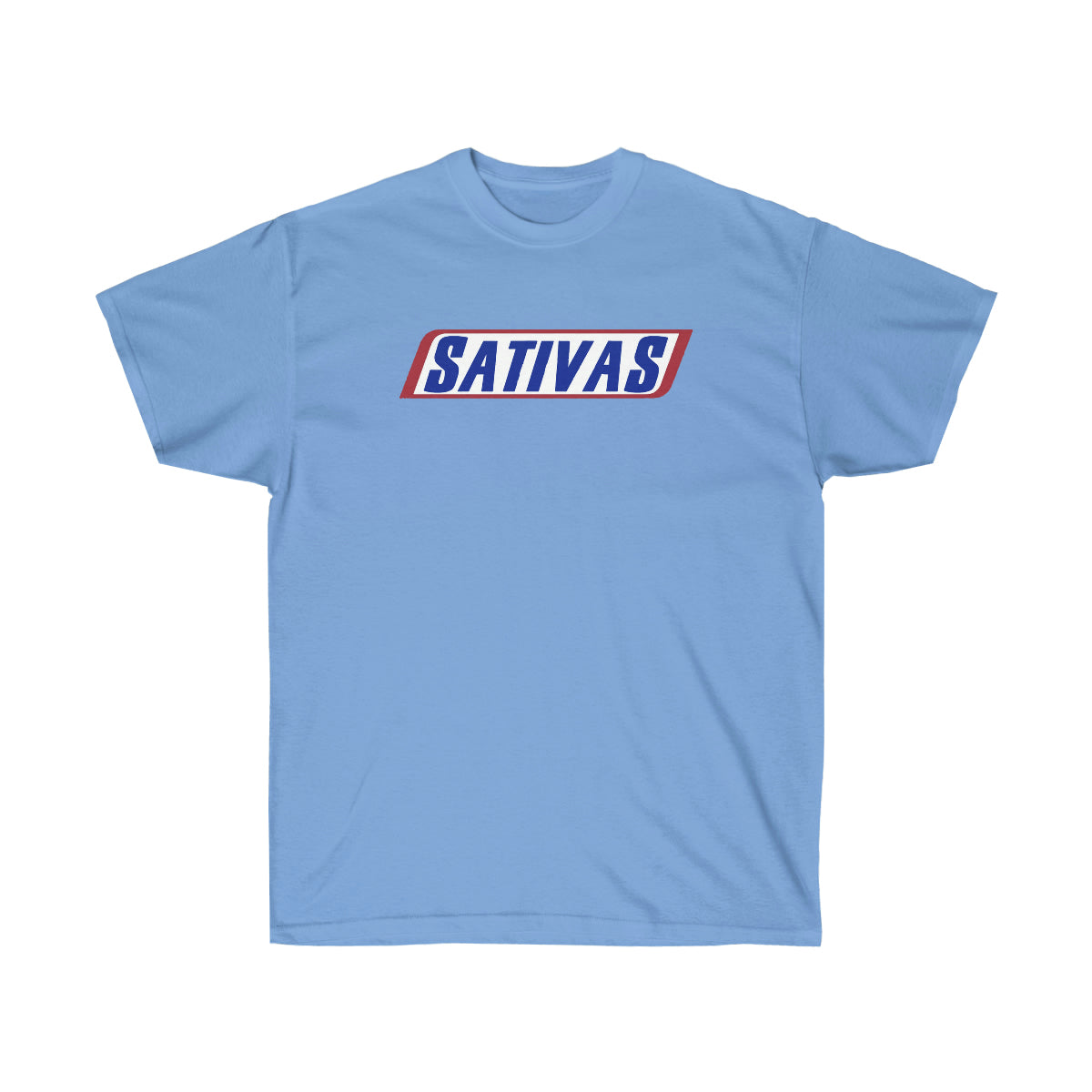 Sativas Color Men T-Shirt - Carolina Blue, 2XL image