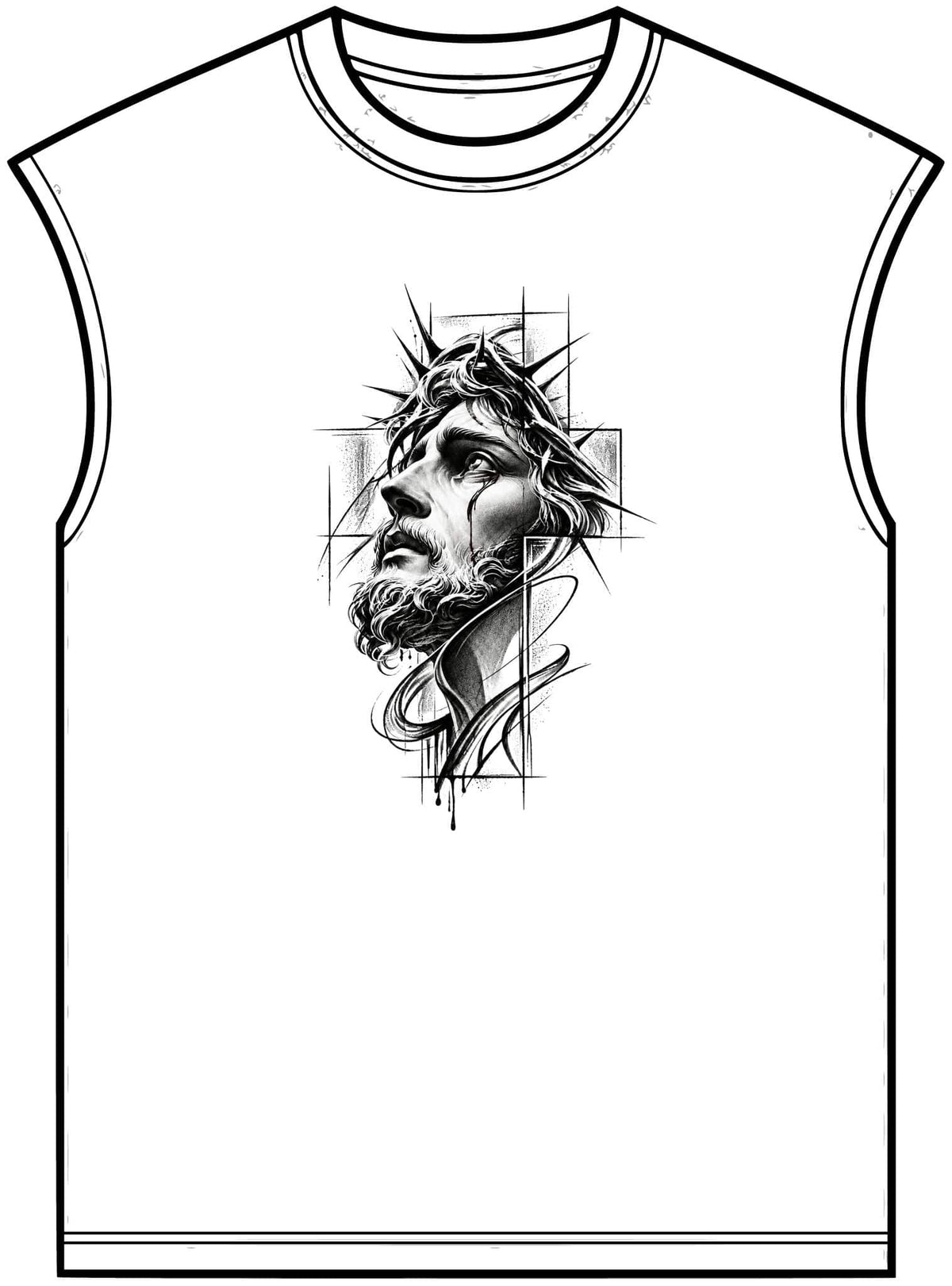 Crown of Faith 1 Unisex Garment-Dyed Muscle Tee image