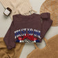 Graphic Print Crewneck Sweatshirt - POD0037 image 47