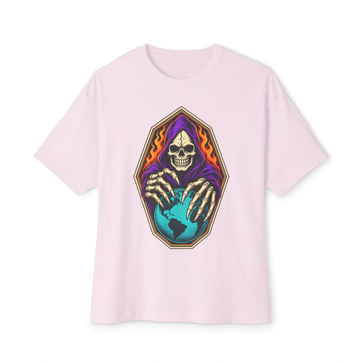 Soul Keeper Unisex Oversized Boxy Tee - Soft Pink, 3XL image