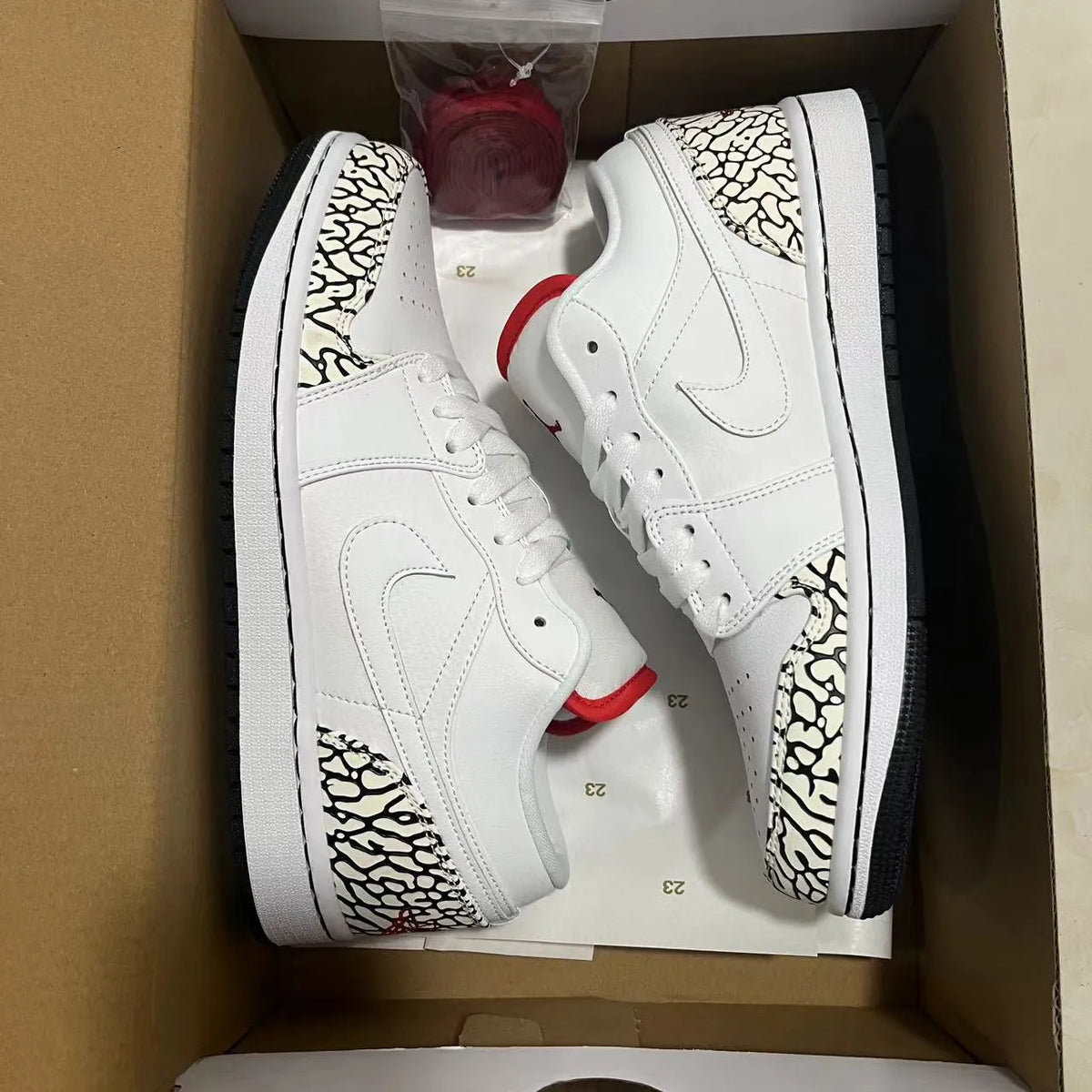 AJ 1 Phat Low Cement Grey Shoes Sneakers - nk0003694 image 8