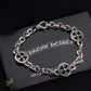 CH Cross Flower Chain Bracelet - CH0081 - Silver 1 image