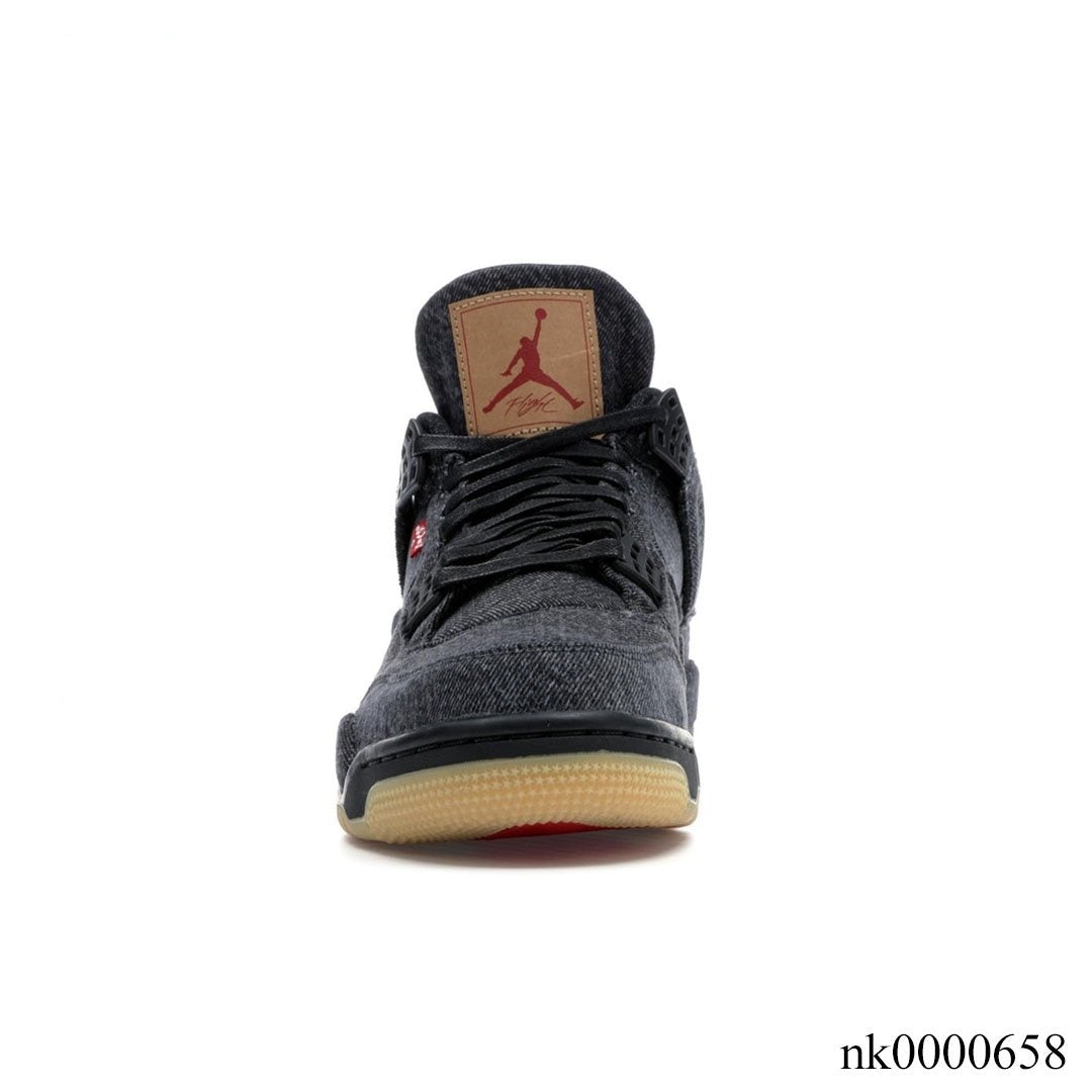 AJ 4 Retro Levi's Black (Levi's Tag) Shoes Sneakers - nk0000658 image 2
