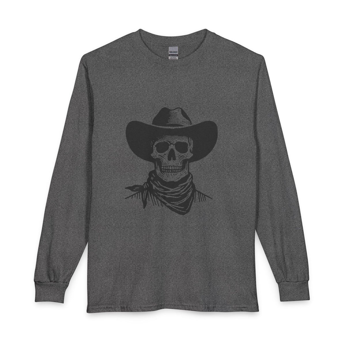 Outlaw Skull Long Sleeve T-Shirt image 28