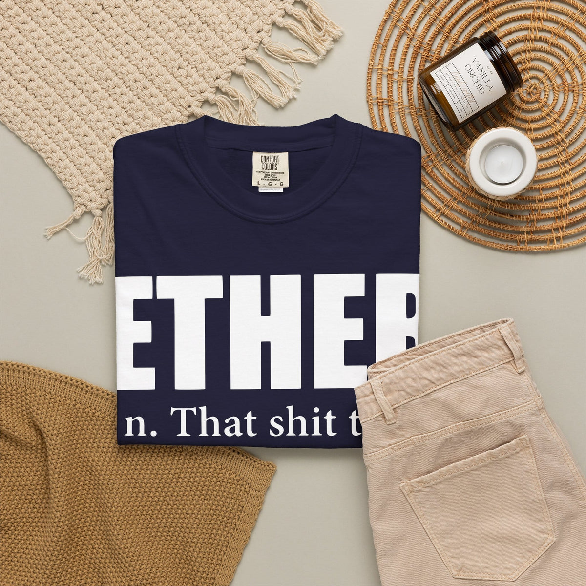 Ether Unisex Garment-Dyed T-shirt image 39