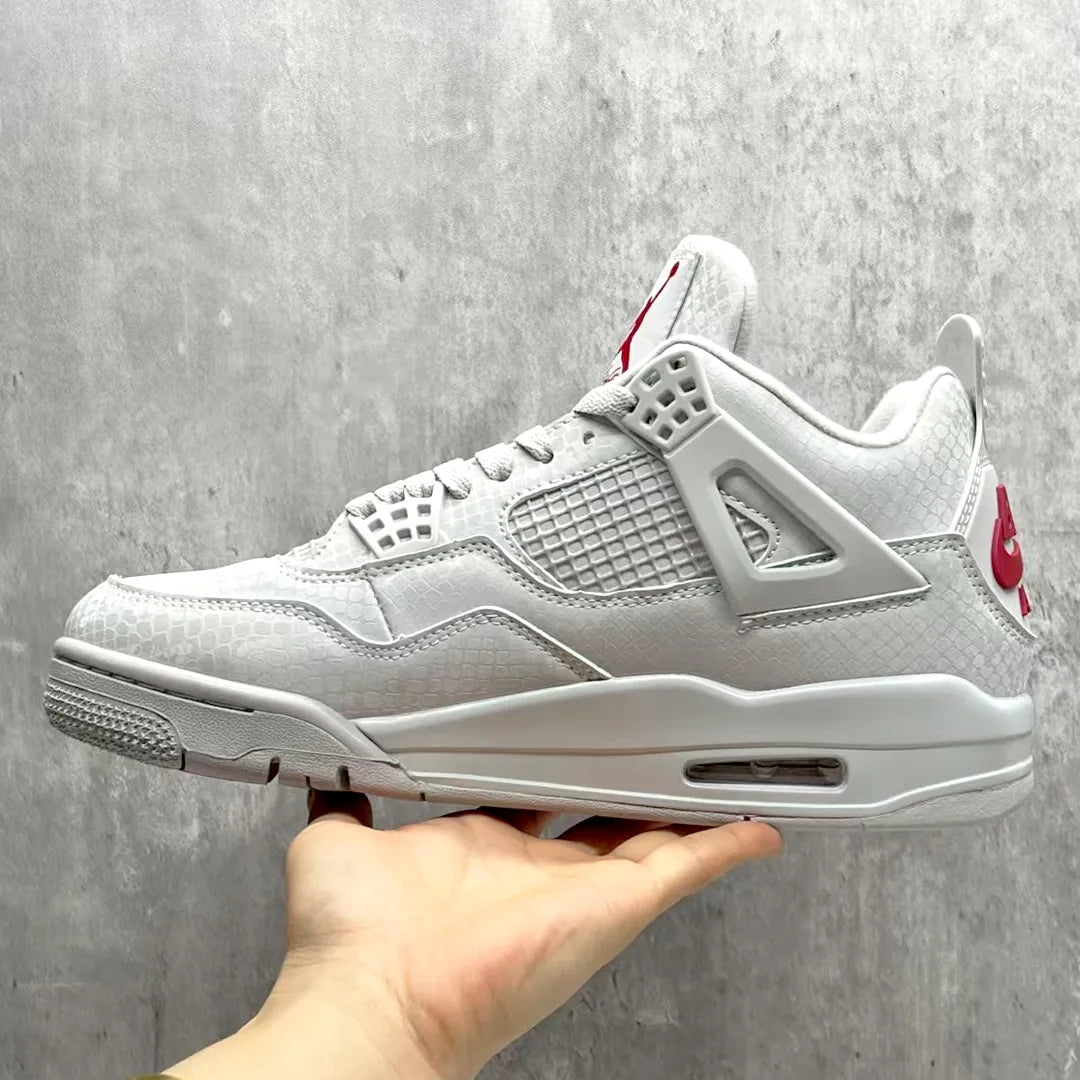 Nigel Sylvester x AJ 4 White Grey Mamba Shoes Sneakers - nk0004677 image 11