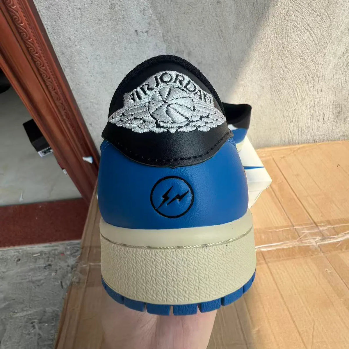 Travis Scott x Fragment x AJ 1 Low Sample Shoes Sneakers – nk0005290 image 9