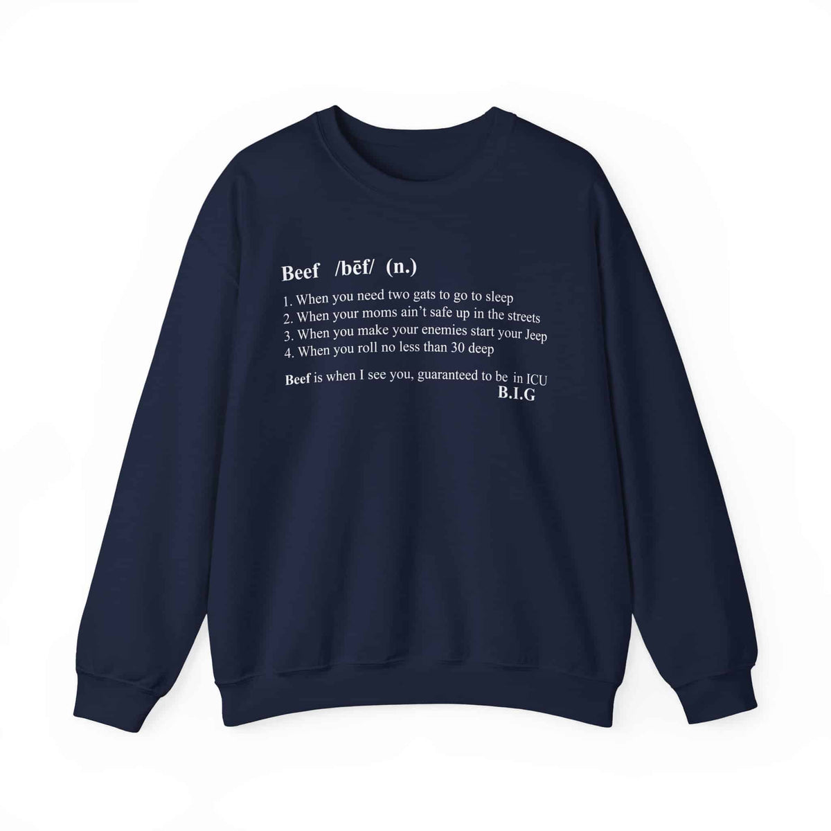 Beef Definition Crewneck Sweatshirt image