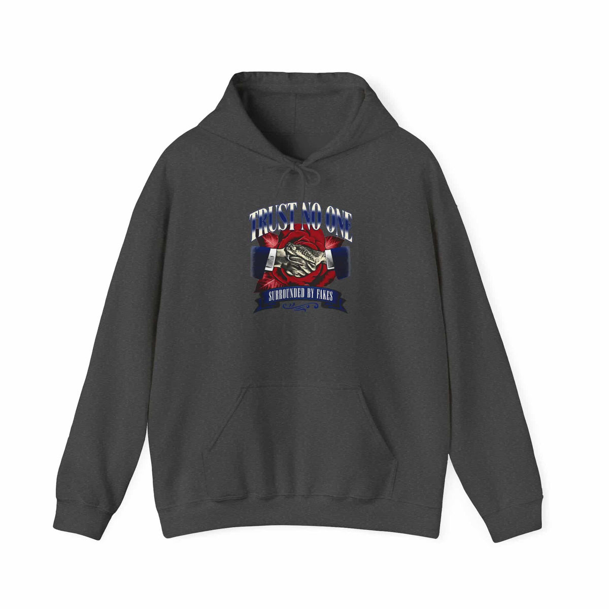Graphic Print Hooded Sweatshirt - POD0037 image
