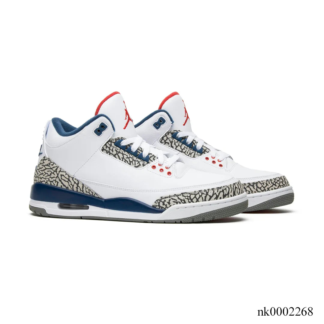 AJ 3 Retro True Blue Shoes Sneakers - nk0002268 image 3