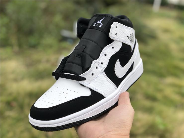 AJ 1 Mid White Black Shoes Sneakers - nk0000560 image 10