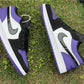 AJ 1 Low Court Purple (GS) Shoes Sneakers - nk0000731 image 12