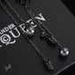 McQueen Silver Chain Skull Drop Earrings - MCQ0022 image 2