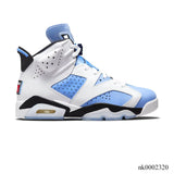 AJ 6 Retro UNC White Shoes Sneakers - nk0002320 image 0