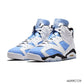 AJ 6 Retro UNC White Shoes Sneakers - nk0002320 image 1