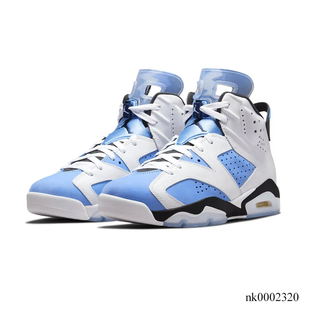 AJ 6 Retro UNC White Shoes Sneakers - nk0002320 image 1