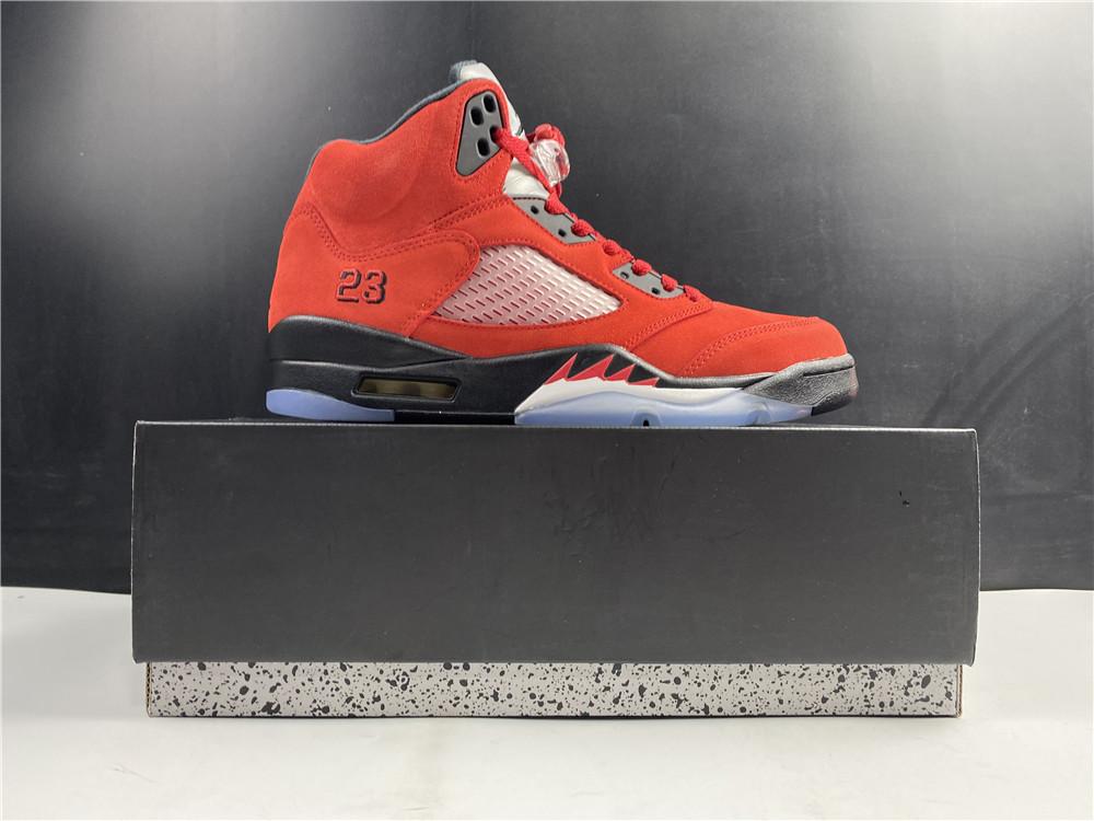 AJ 5 Retro Raging Bulls Red Shoes Sneakers - nk0001400 image 2