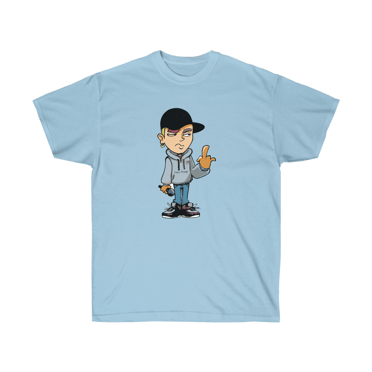 FK You Men T-Shirt - Light Blue, M image