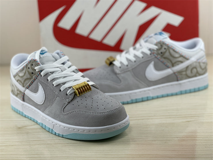 Dunk Low Barbershop Grey Shoes Sneakers - nk0001974 image 5
