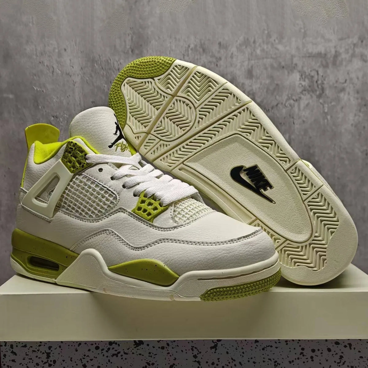 J.Balvin x AJ 4 OG Lemonade Shoes Sneakers - nk0004879 image 9