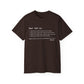 Beef Definition T-Shirt - S, Dark Chocolate image