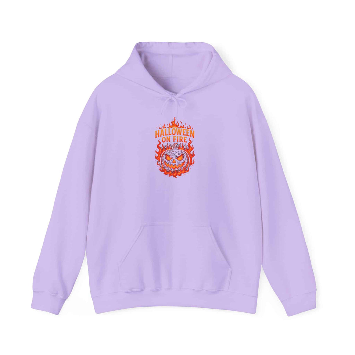 Halloween on Fire Hooded Sweatshirt - L, Orchid image