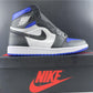 AJ 1 Retro High Black Game Royal Shoes Sneakers - nk0000685 image 11