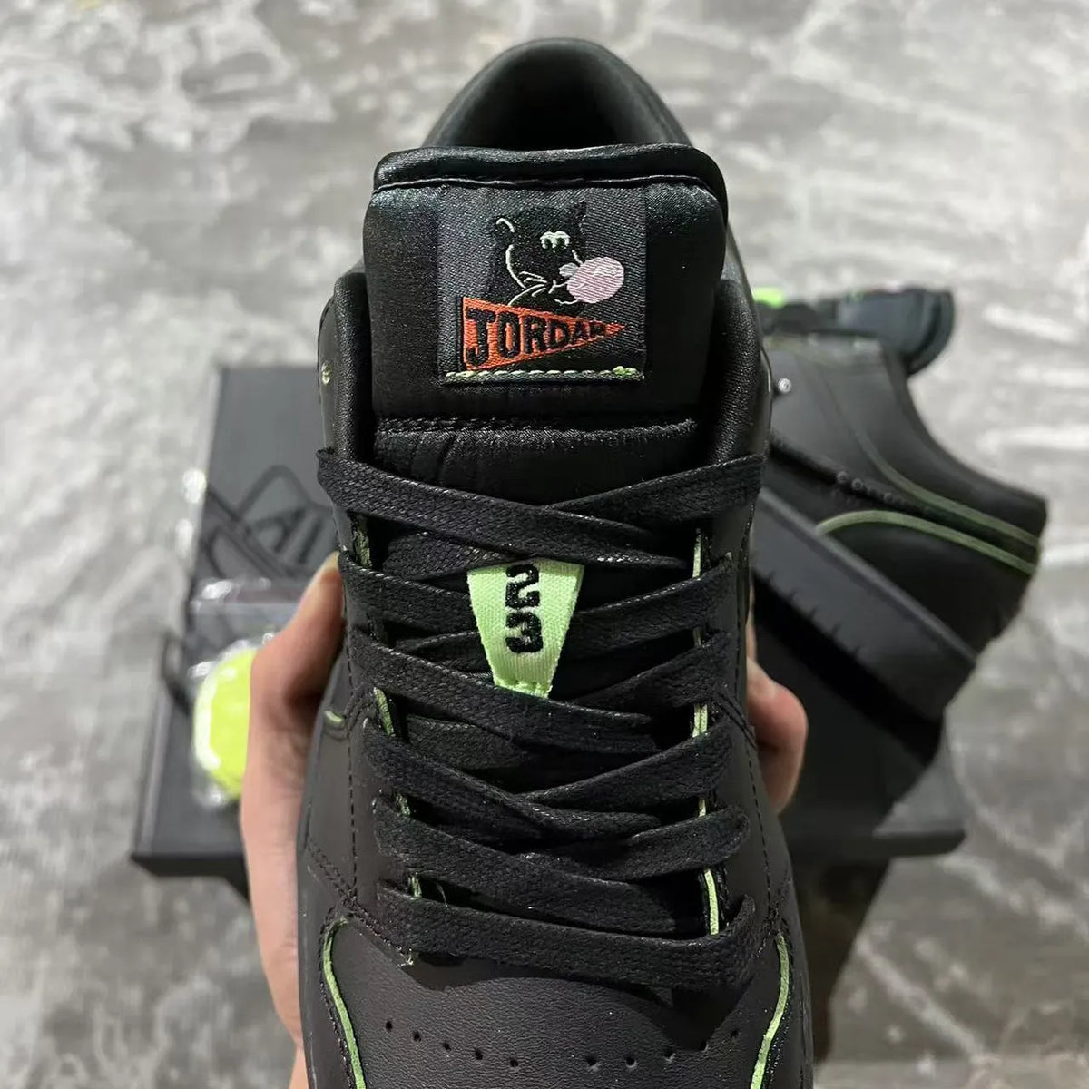 AJ 1 Low Black Cat Shoes Sneakers - nk0004119 image 14